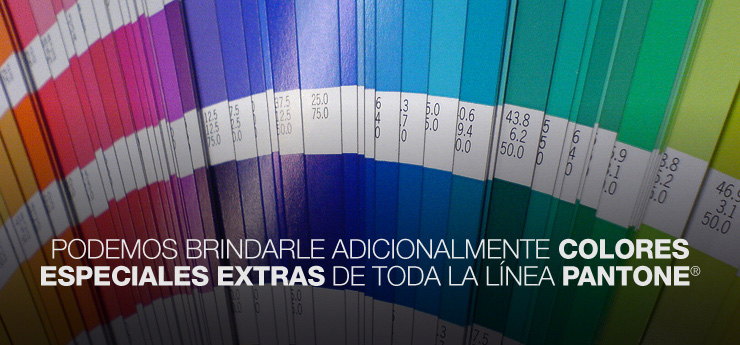 Podemos brindarle colores especiales